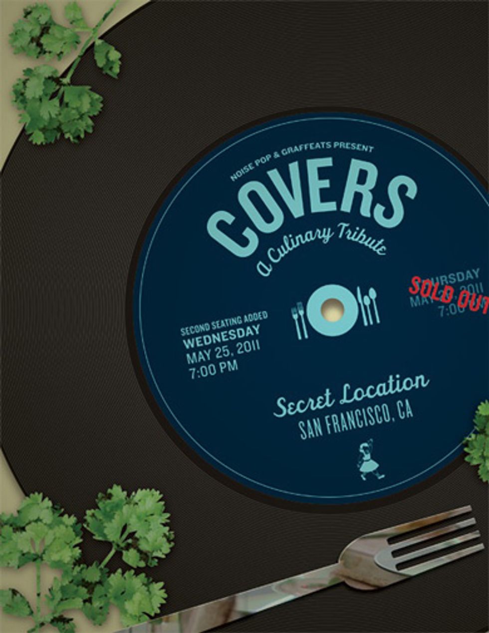 Noise Pop & graffEats' Underground "Covers" Dinner: Second Night Added!