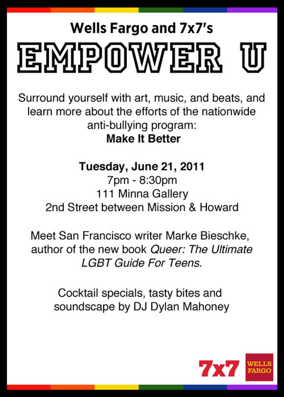 7x7 and Wells Fargo's "Empower U" Pride Party at 111 Minna