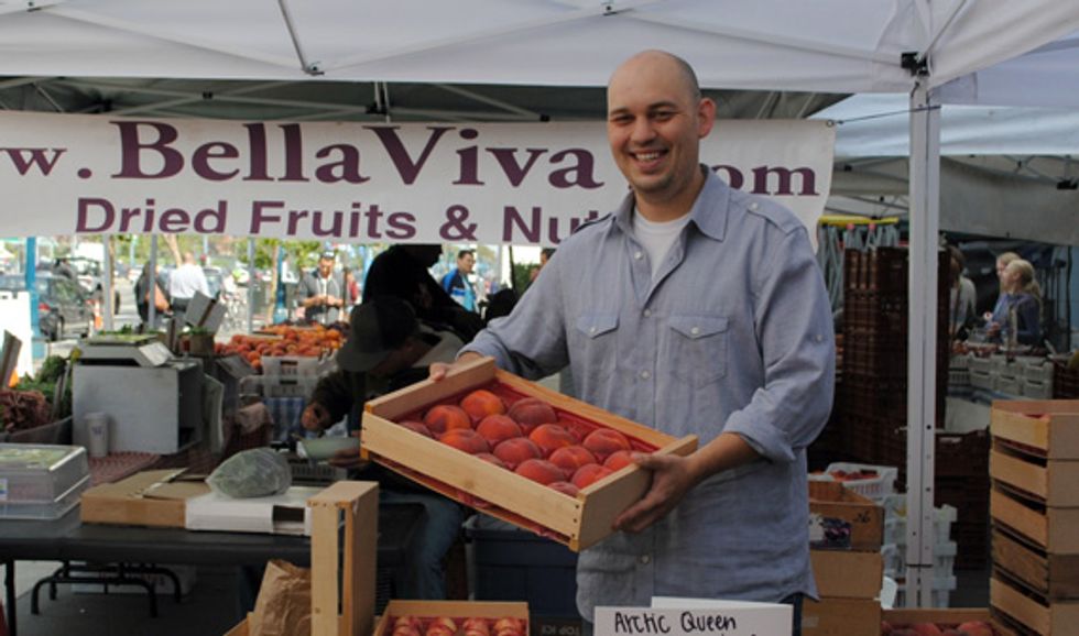 Market Watch: Monk's Kettle Chef Adam Dulye Loves Peaches