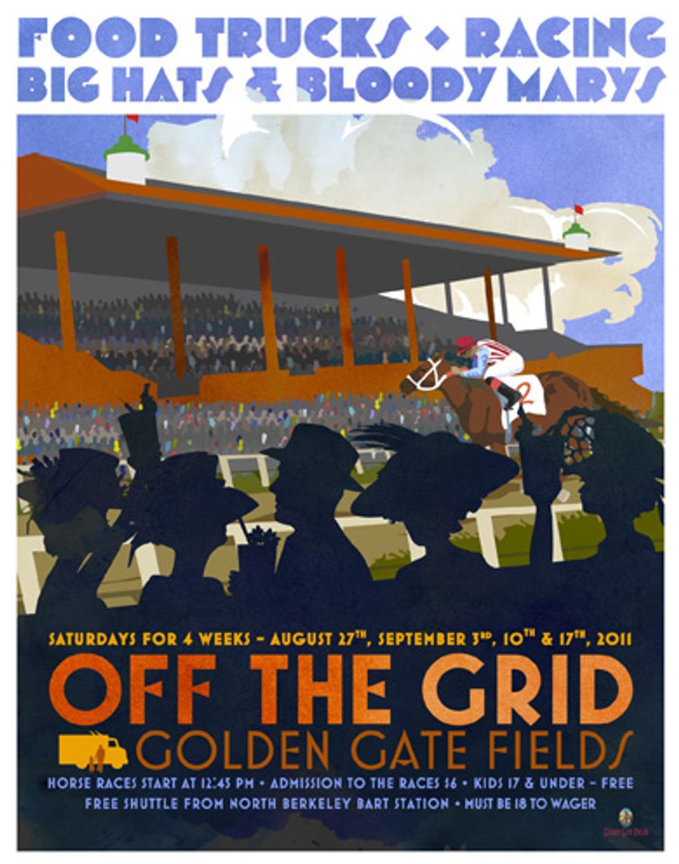 Off The Grid Brings Its Biggest Food Truck Gathering Ever to Golden Gate Fields This Saturday