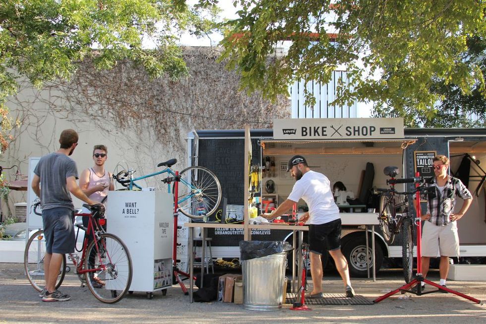 Levi's + Urban Outfitters Pop-Up Bike Carnival, Tonight at Levi's HQ!