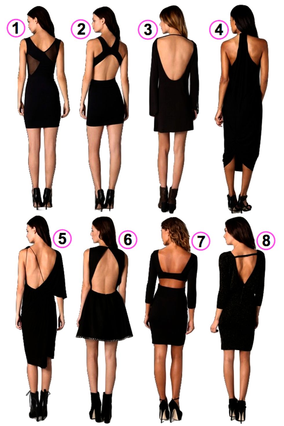 Look of the Week: Fall LBDs With Drama in the Back