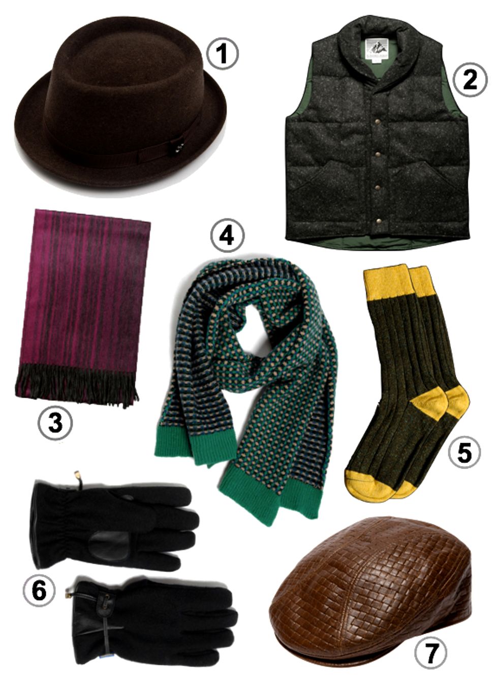 Look of the Week: Men's Cold Weather Accessories from Local Boutiques