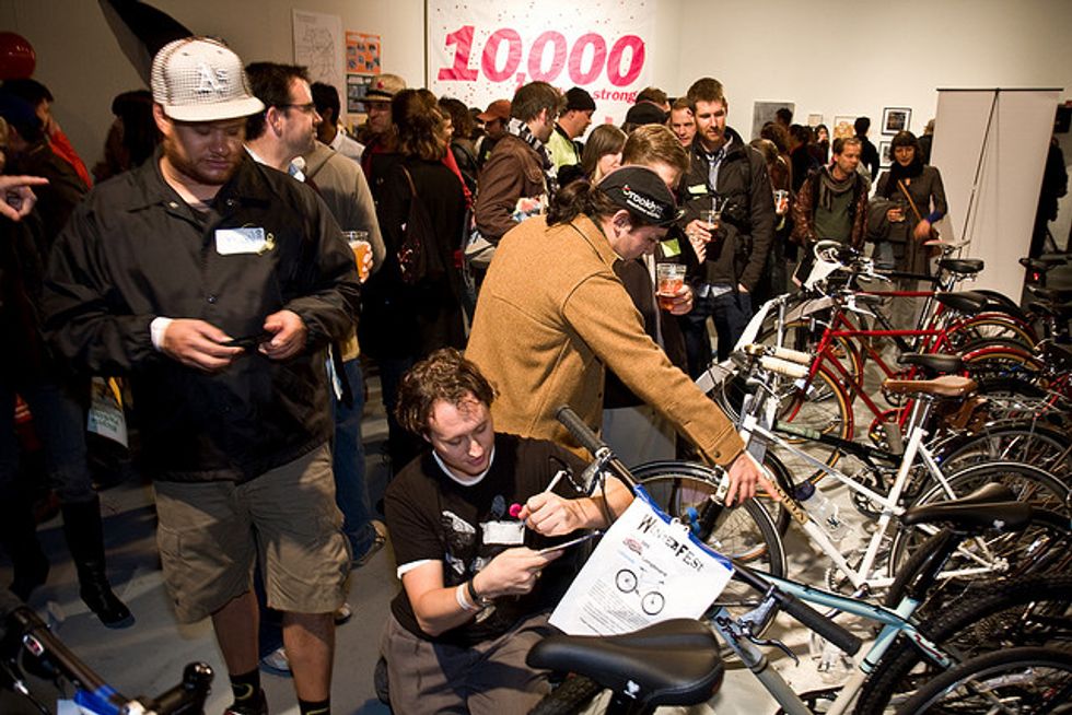 Bike & Art Auctions, Drinks & More at Winterfest Bike Party This Sunday
