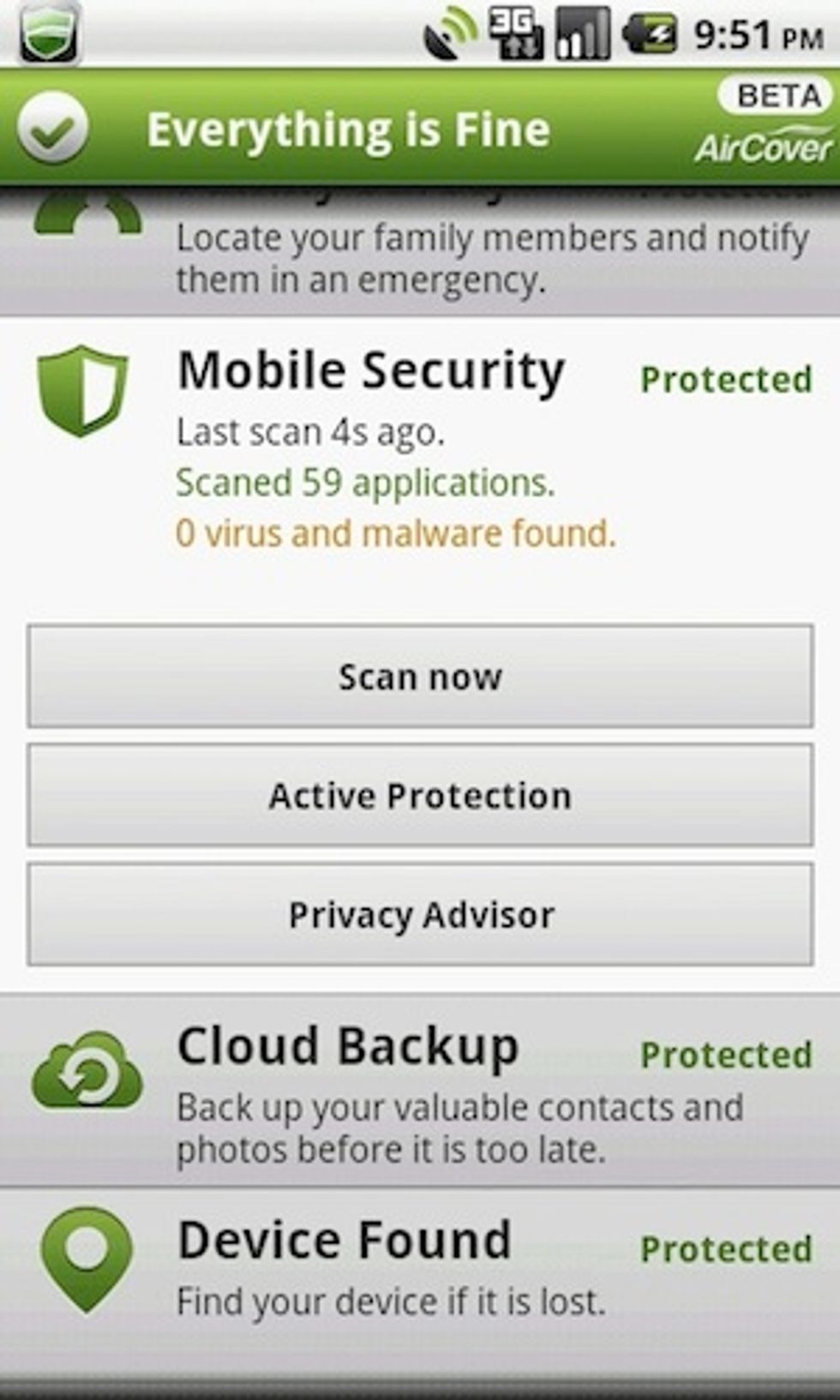 BlueSprig Launches Security App AirCover for Mobile Phones
