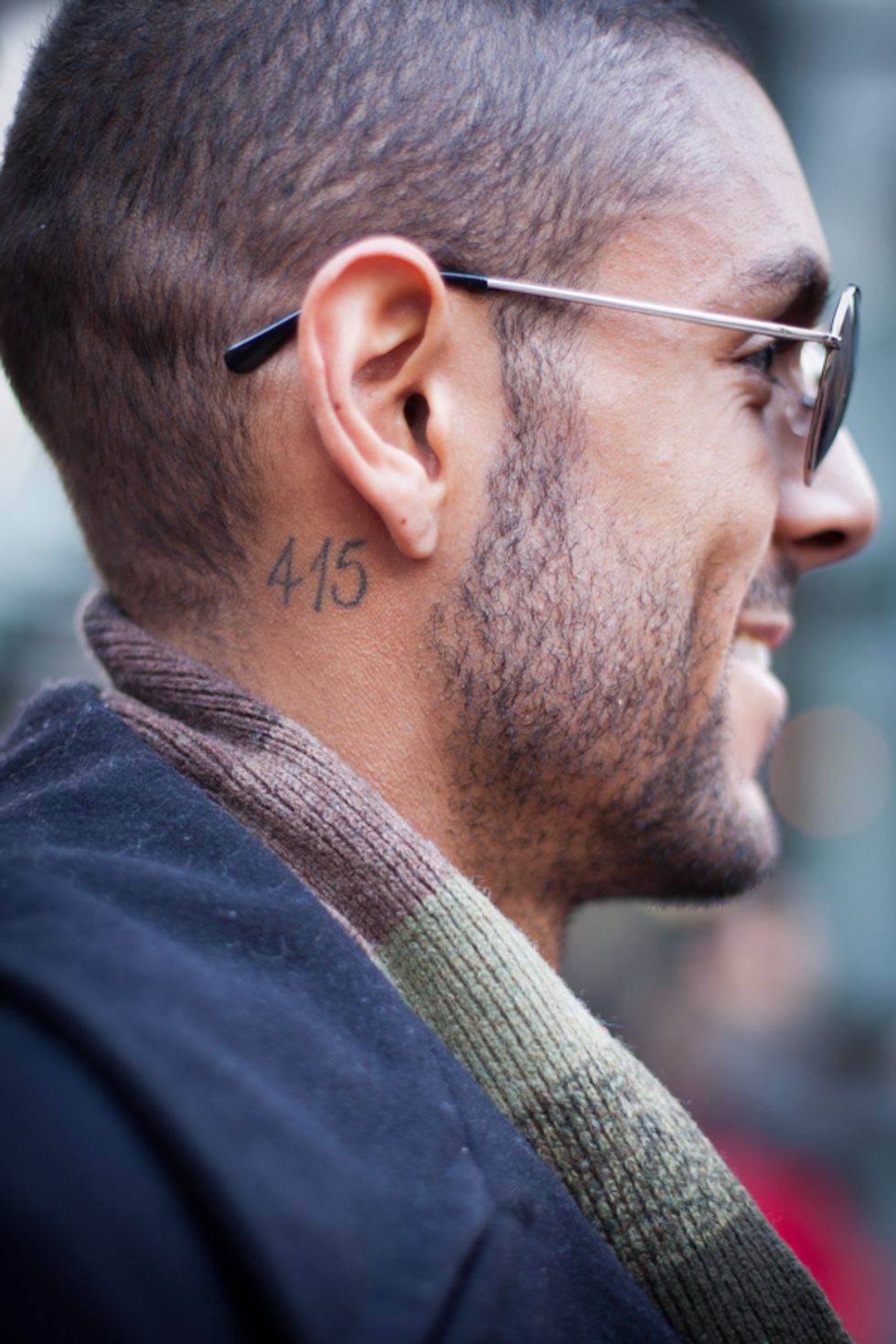 SF Street Style: 415 Tattoo + Grey Dr. Martens in Union Square