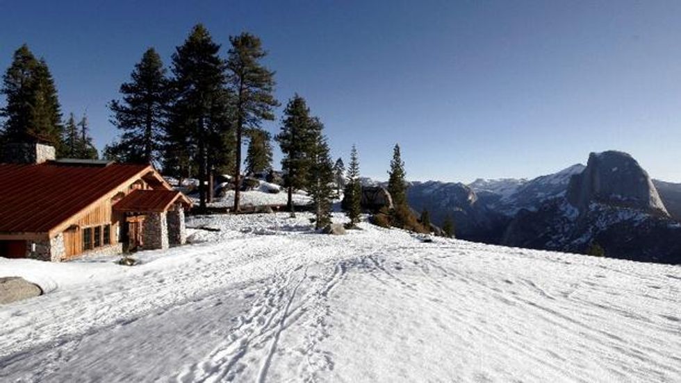 Lack of Snow Allows Rare Access to Yosemite's Ski Hut