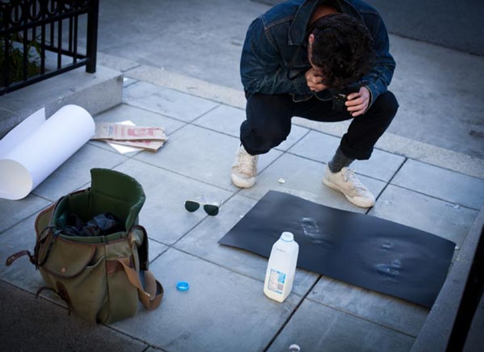 SF Street Style: A British Street Artist in Civic Center