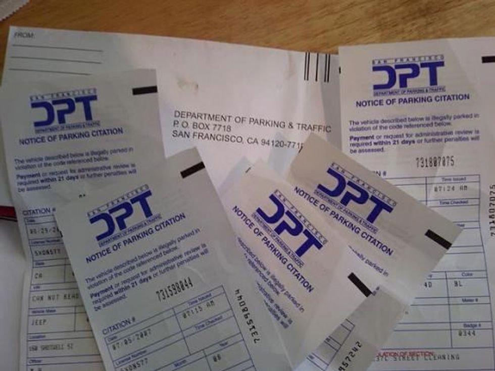 The Top 5 Parking Citations Issued in SF in 2011