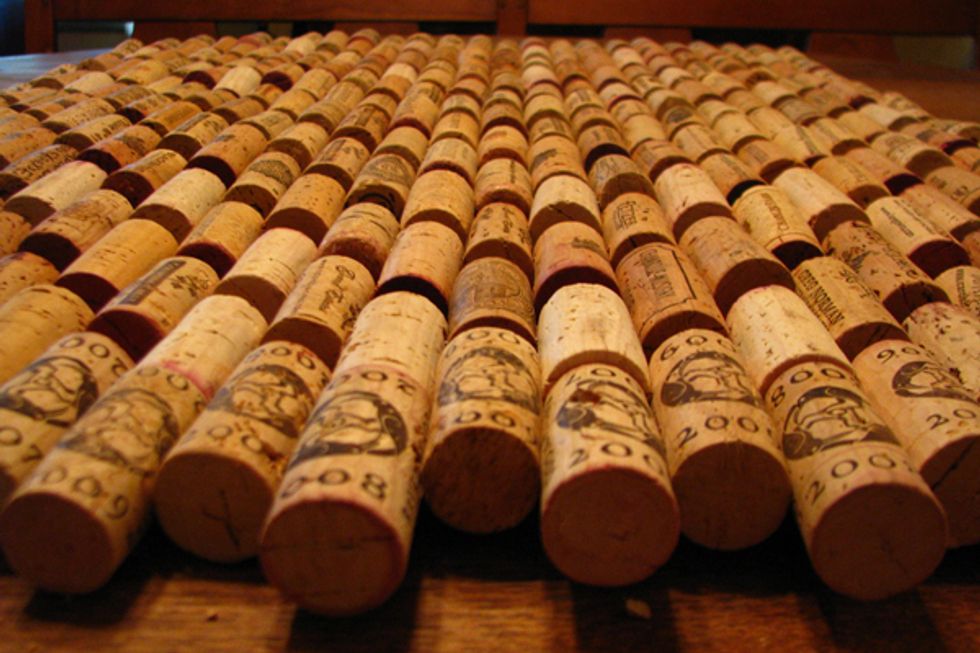 Bay Area Artist Turns Recycled Wine Corks Into Cool Doormats