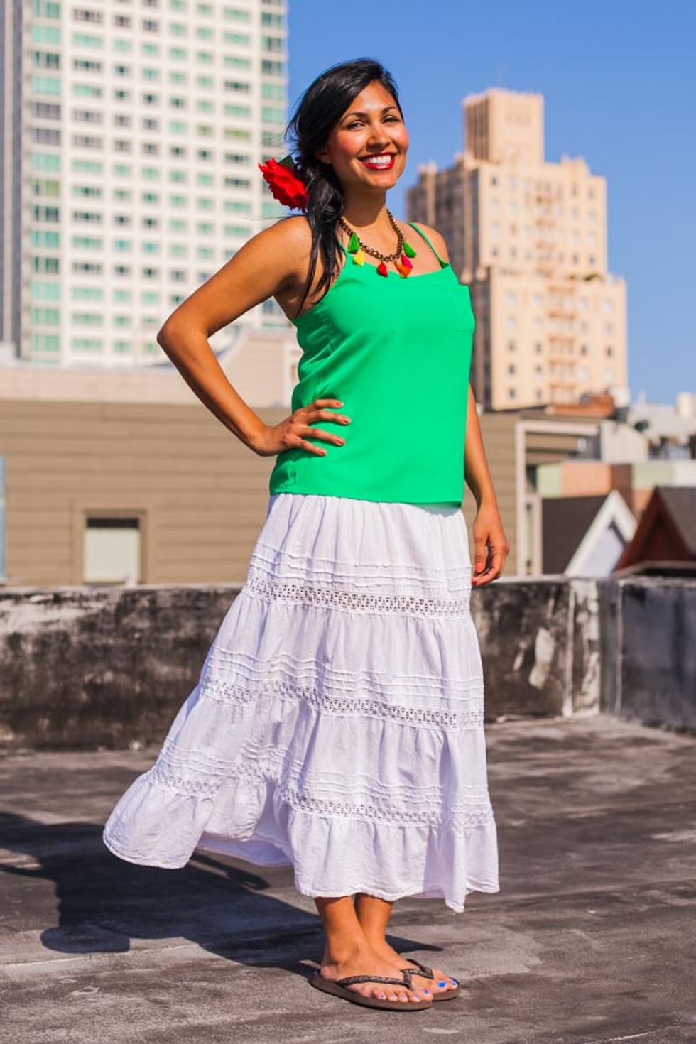 SF Street Style: A Colorful Cinco de Mayo Look on Russian Hill