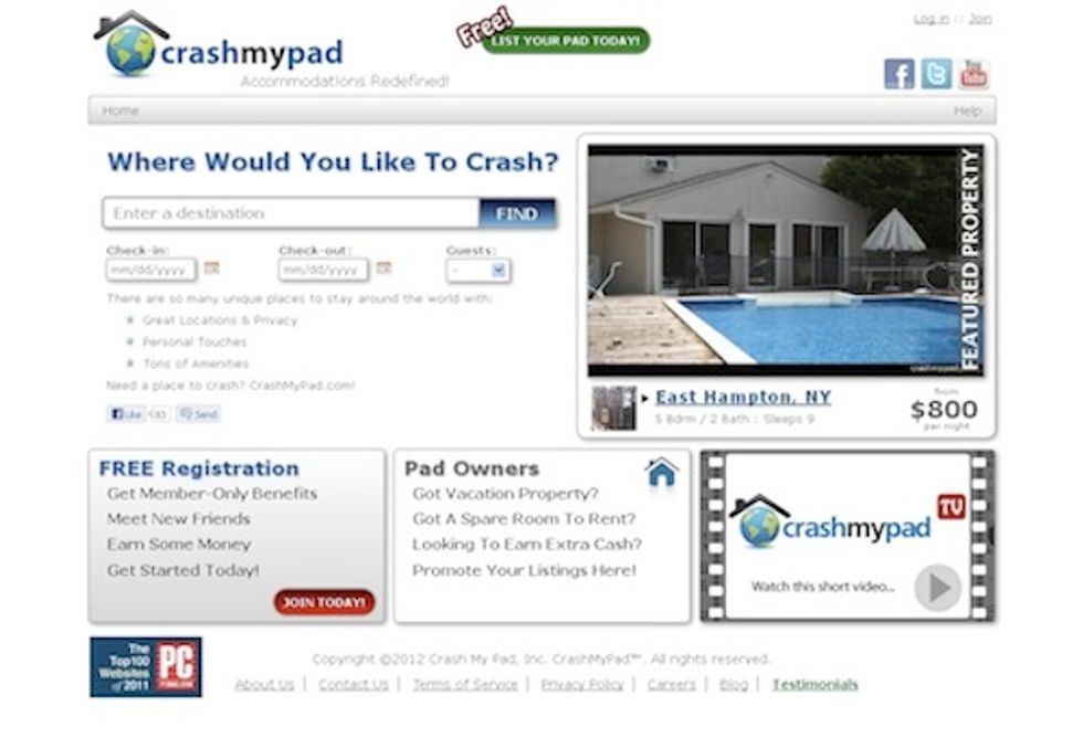 CrashMyPad Helps Travelers to "Live Like a Local"