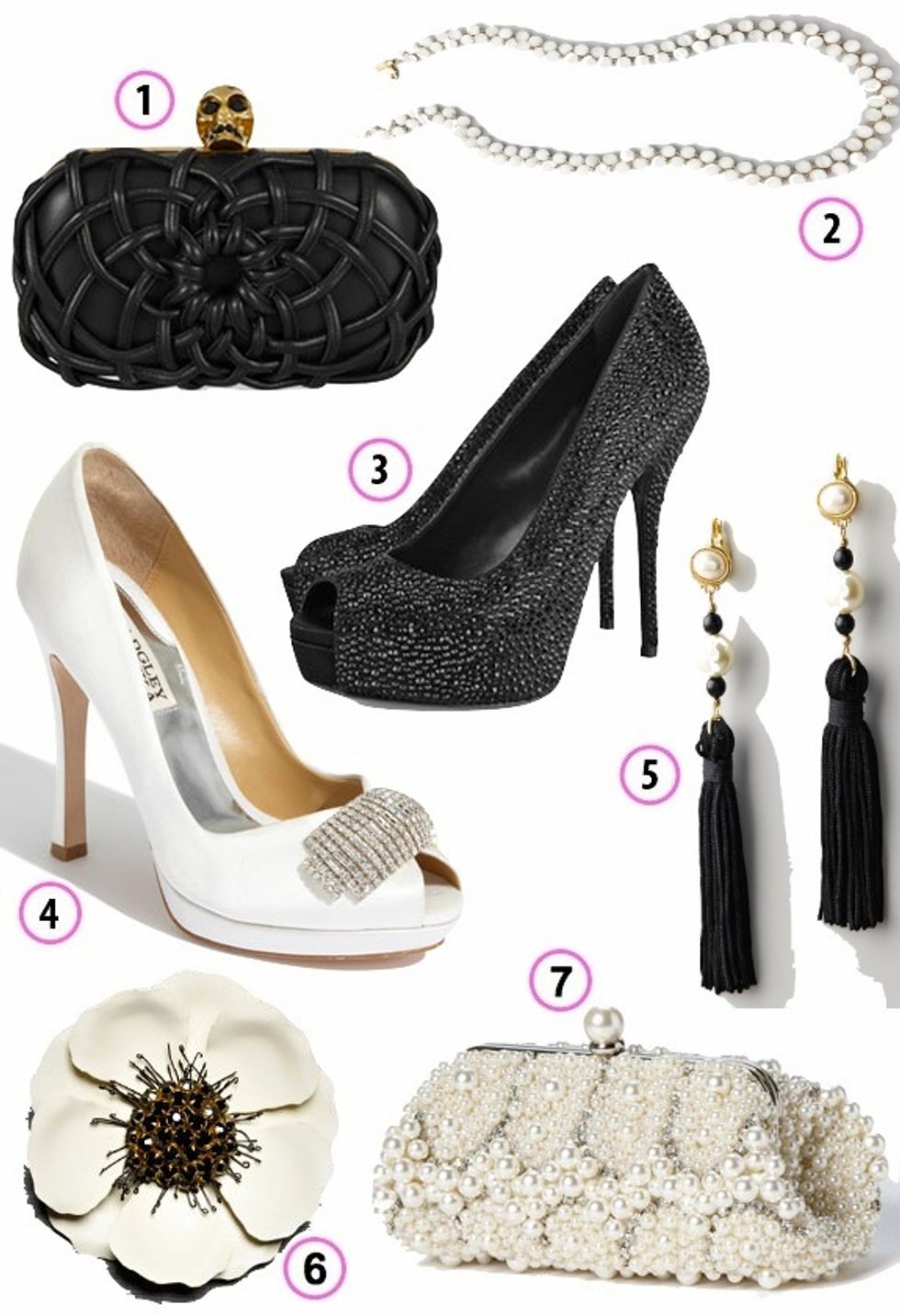 Look of the Week: Women's Accessories for The Black and White Ball
