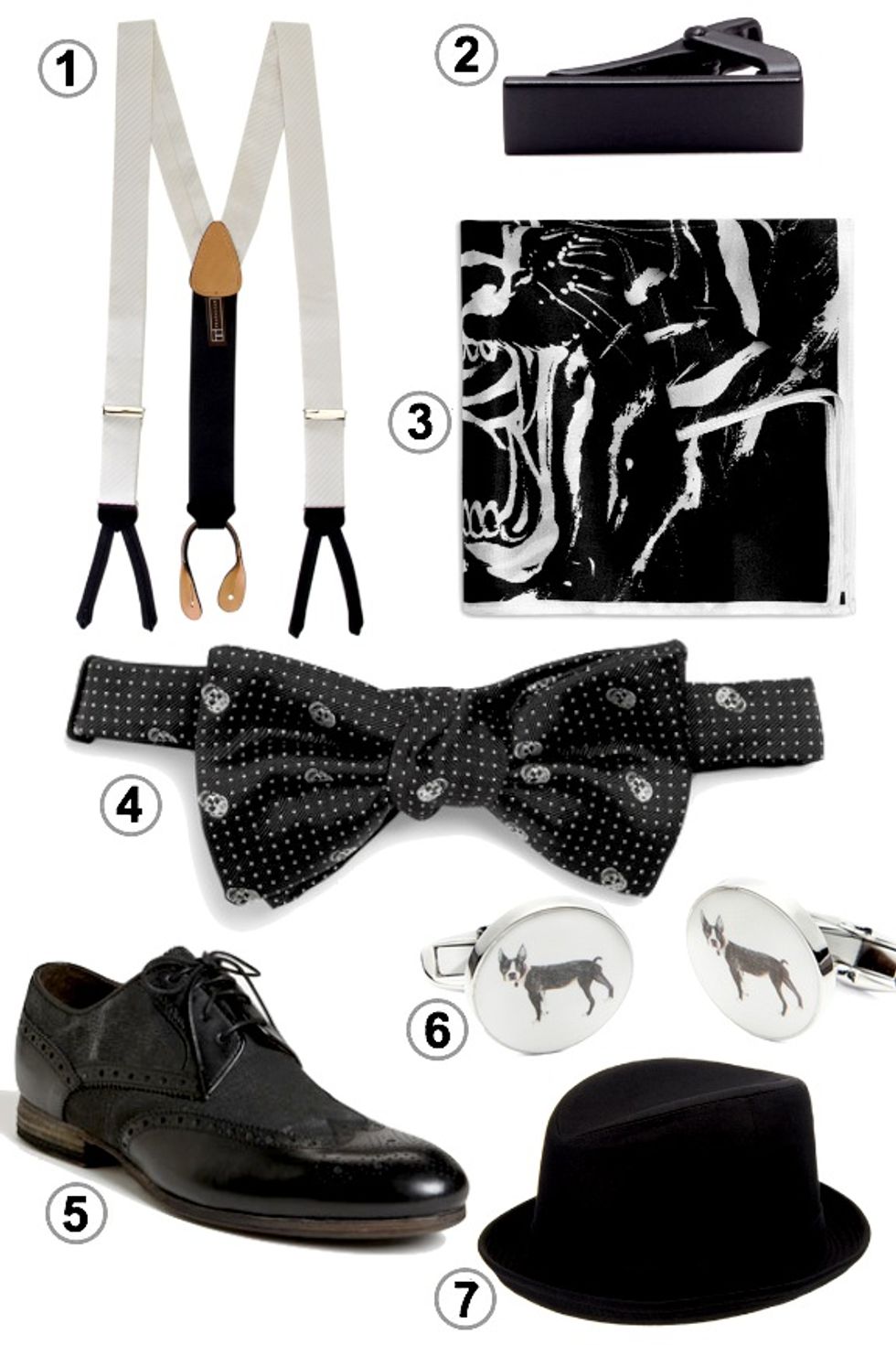 Look of the Week: Men's Accessories for the Black and White Ball