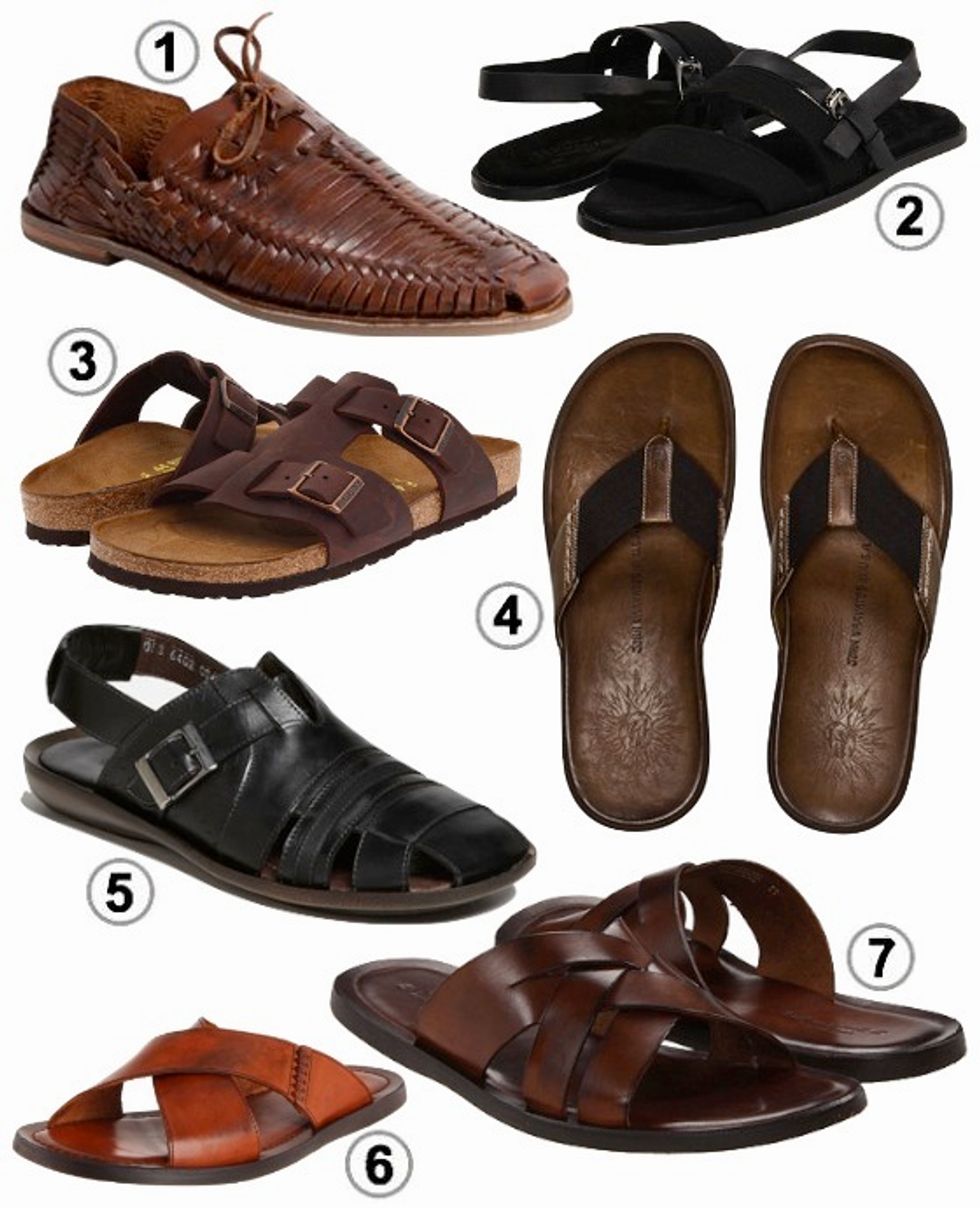 Look of the Week: Men's Leather Sandals Done Right