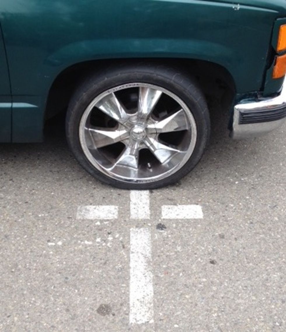 Parking Over the Line - Fair or Foul?