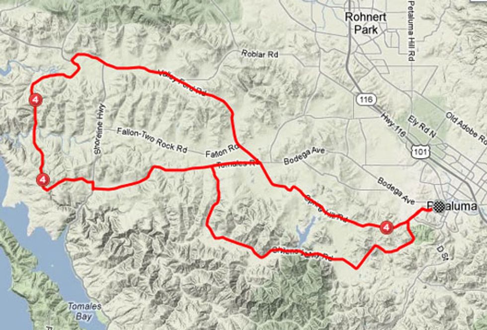 The Ultimate Sunday Bike Ride: West Petaluma