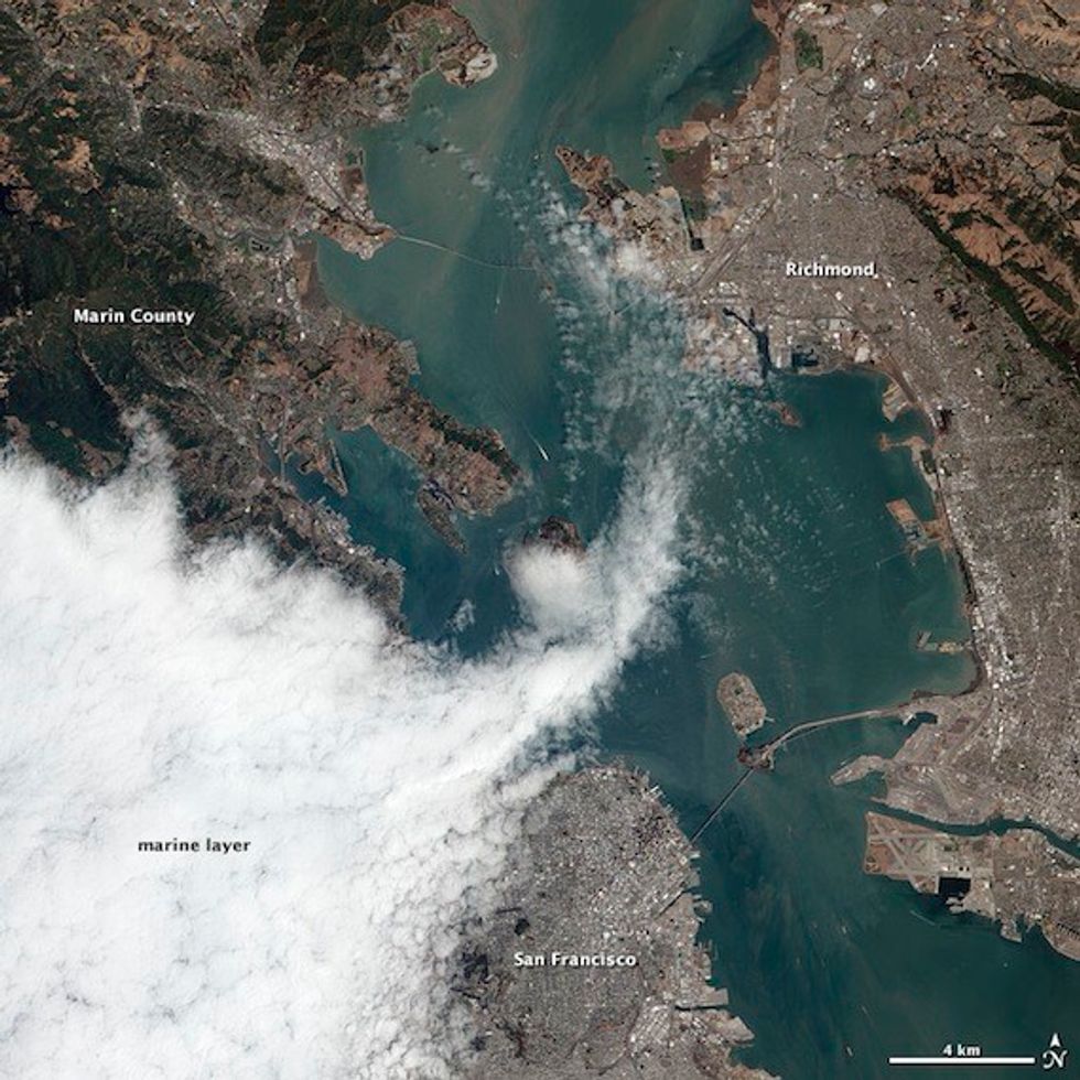 Amazing NASA Image Shows The City's Summertime Fog