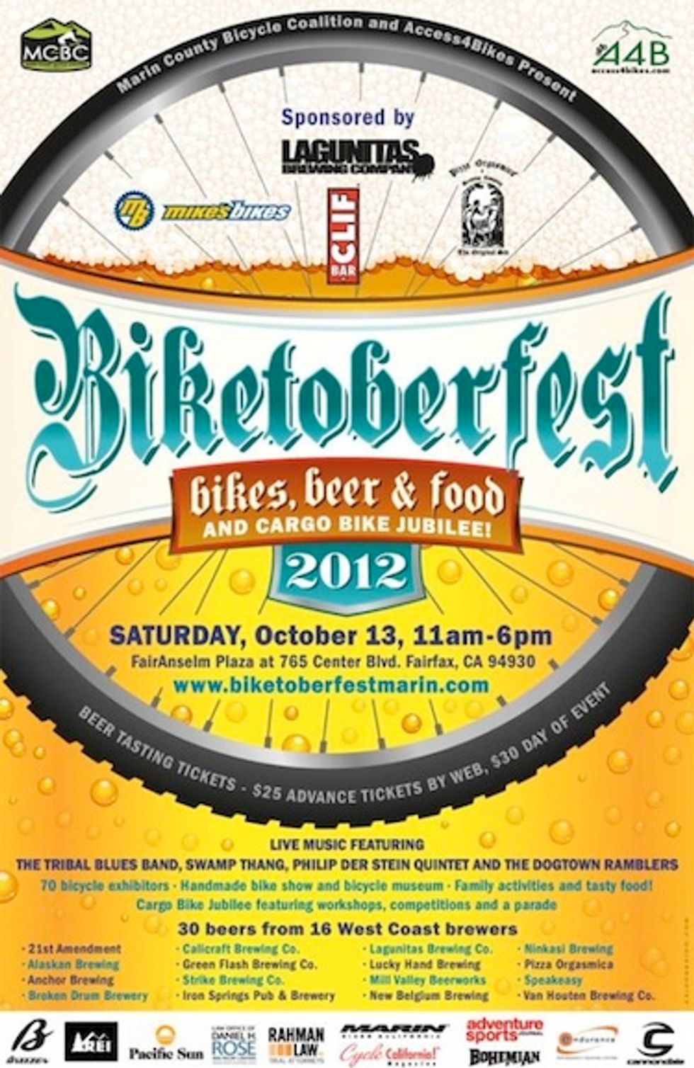 Bikes and Beers Align at Marin's Biketoberfest