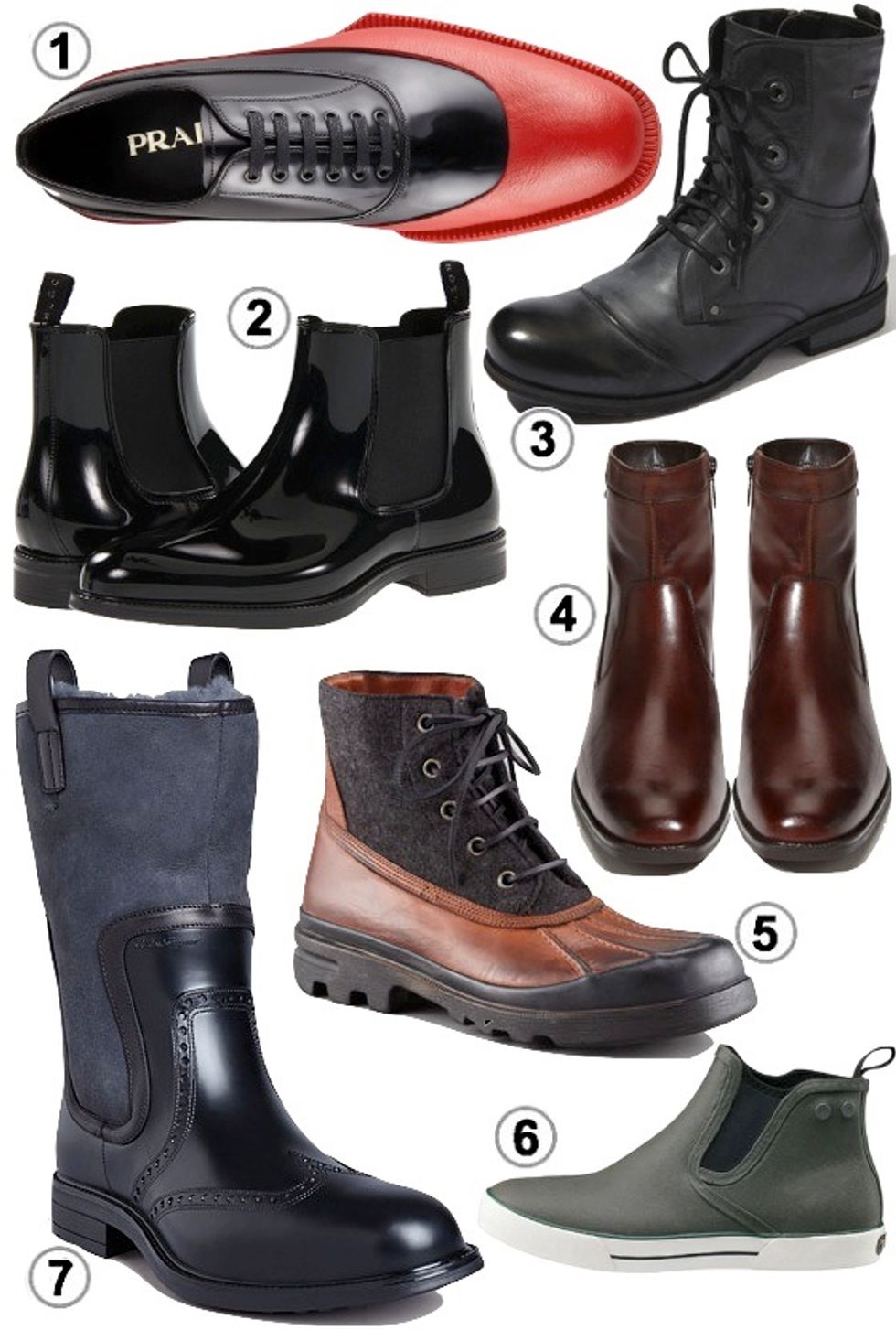Look of the Week: Stylish Men's Rain Boots