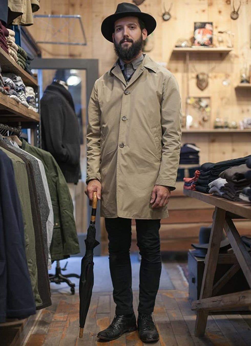 Street Style Report: Slick Rain Style at Freemans Sporting Club, in the Mission