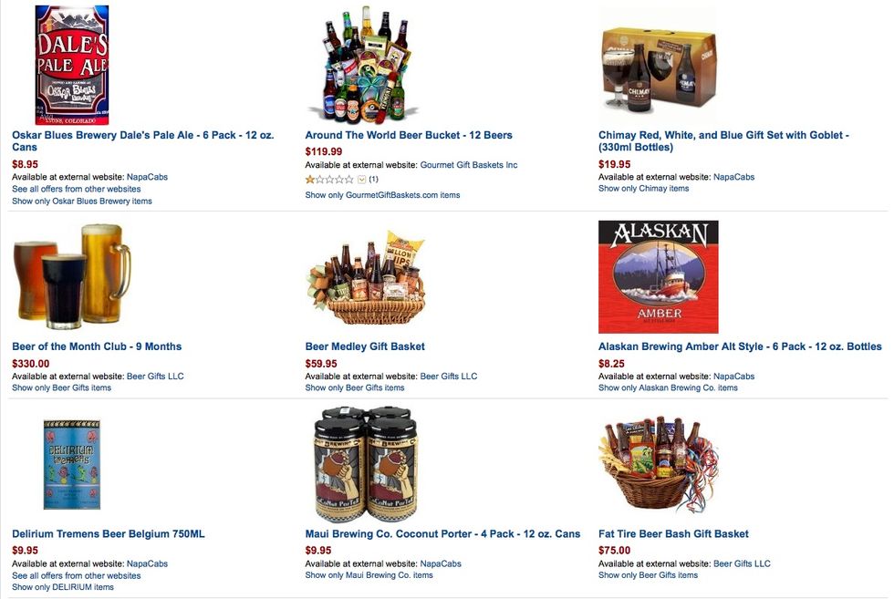 Online Beer Shopping for the Holidays