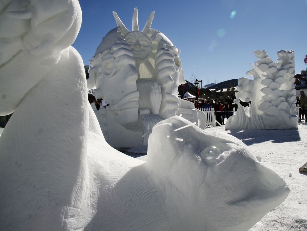 Snow Sculptures Come to Life at Carve Tahoe