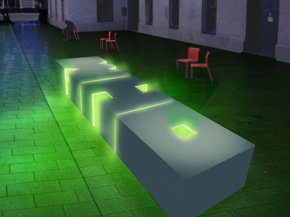 First of Five SoMA Light Sculptures Unveiled Tonight