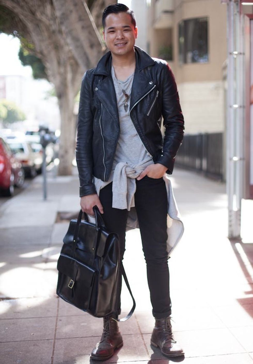 Street Style Report: A Sleek Spring Look in Western Addition