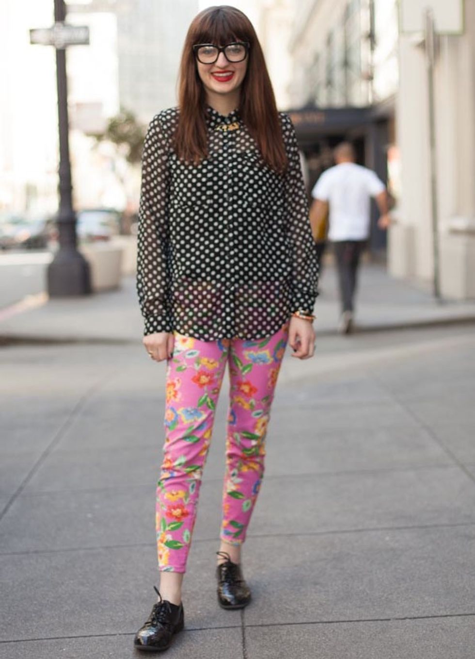 Street Style Report: A Bold Mix of Spring Prints, in Union Square