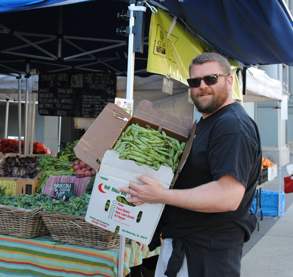Market Watch: Luella's Chef Ben de Vries Picks Up Spring Produce