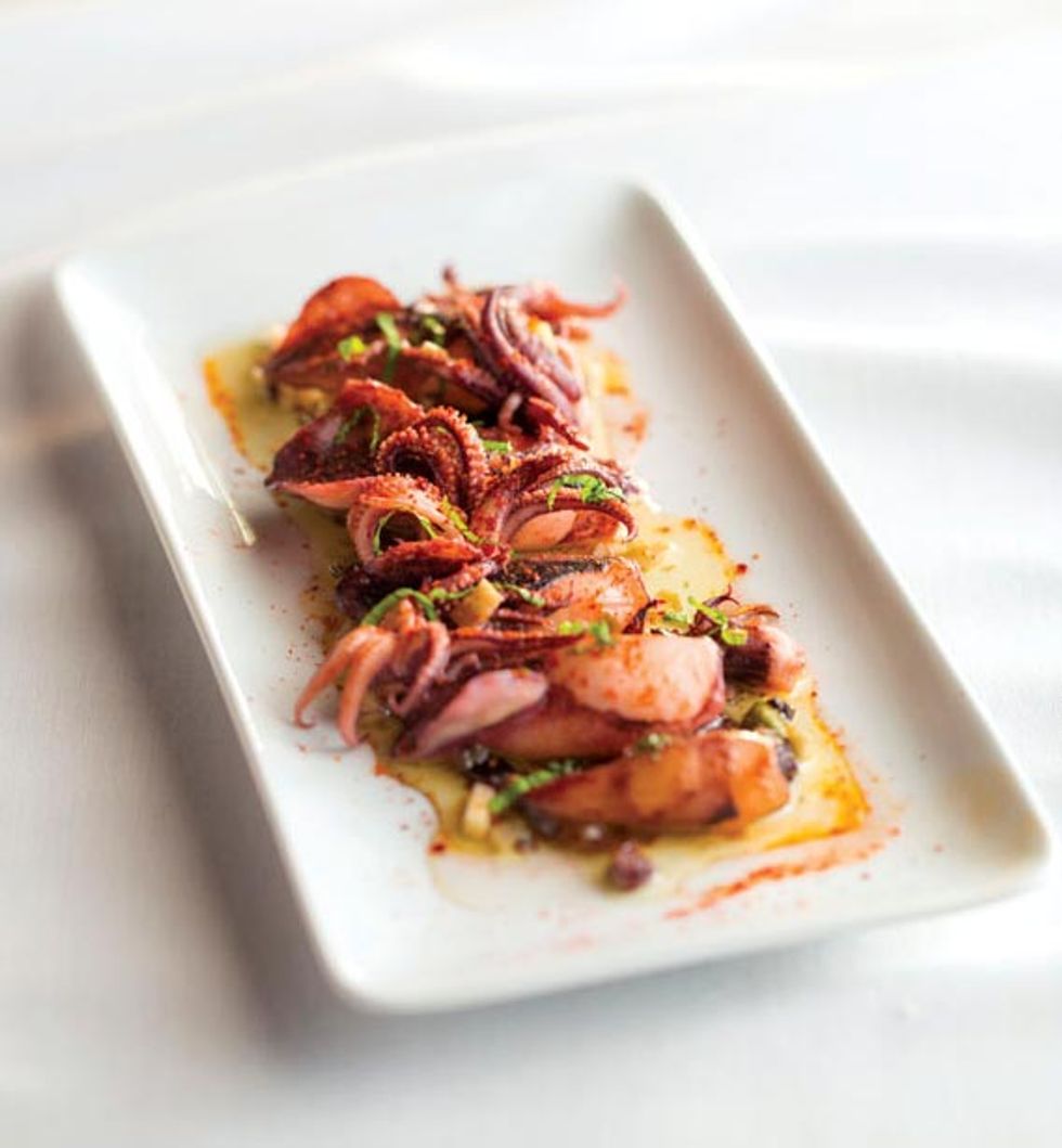 Secret Recipe: Calamari a la Plancha from Piperade