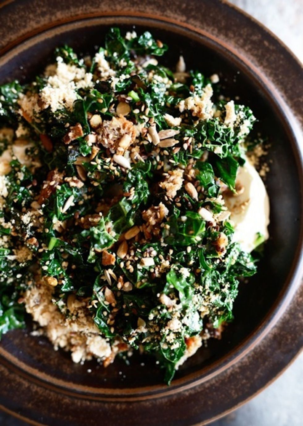 Secret Recipe: Bar Tartine's Wilted Kale with Sunflower Tahini and Rye