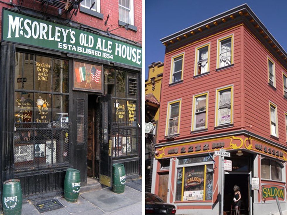 Seven Great NYC Bars and Their SF Equivalents