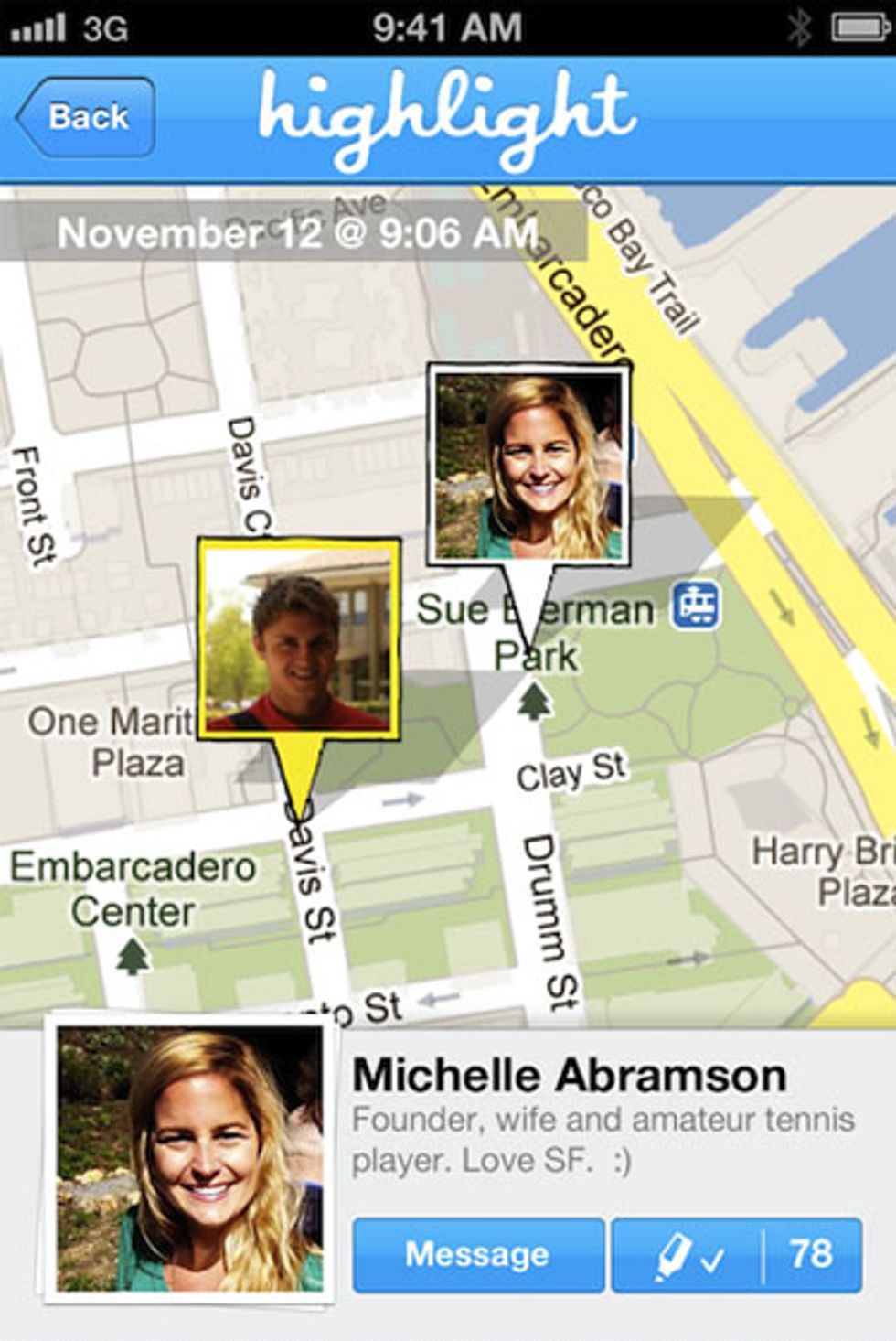 Highlight Mobile App Helps You Know Who's Nearby