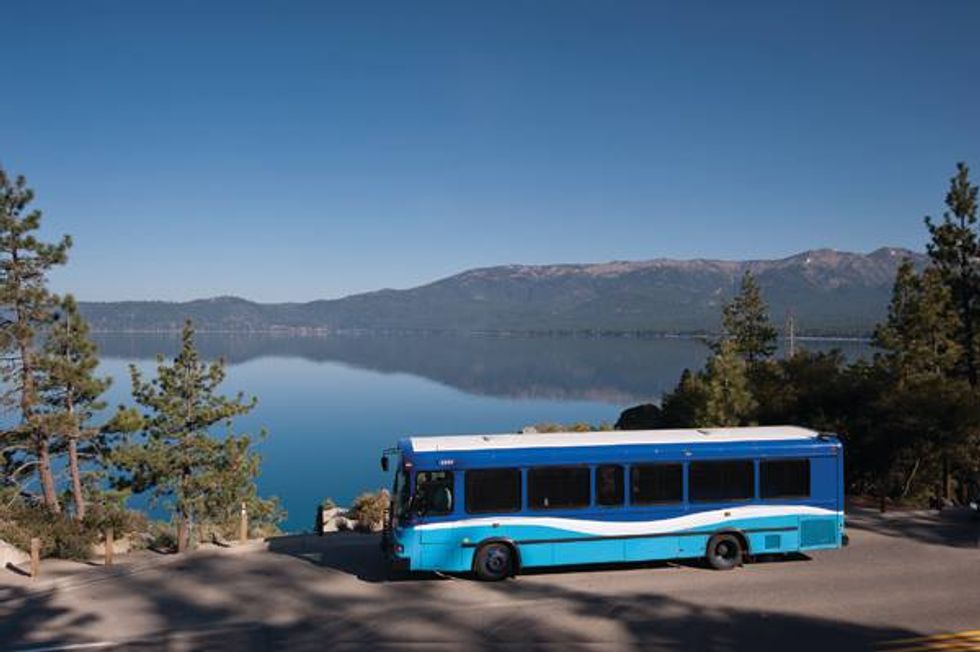 Ditch the Traffic and Head to Tahoe's Beaches by Bus