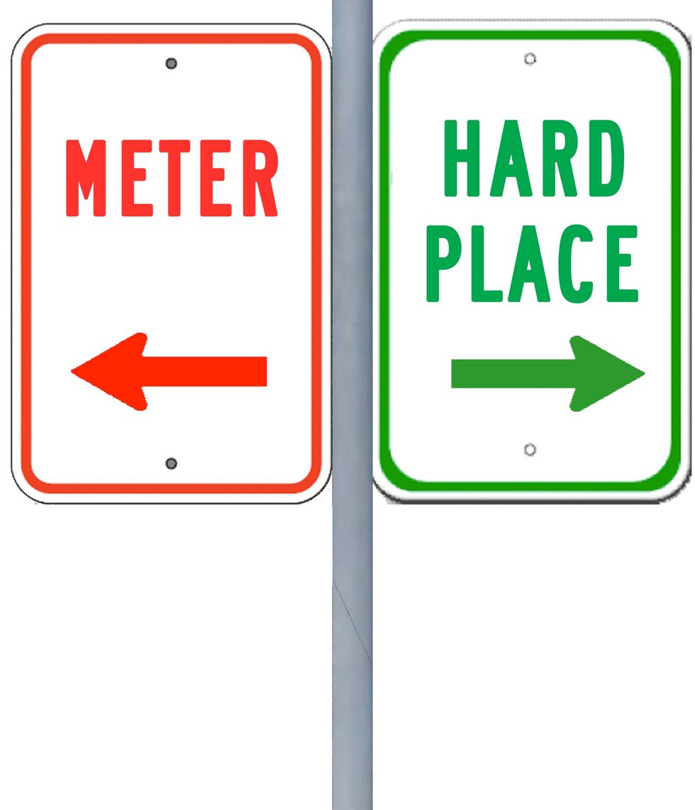 Stuck Between a Meter and a Hard Place