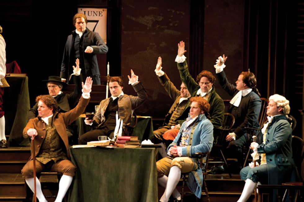 Hear the Declaration of Independence Sing in the Musical "1776"