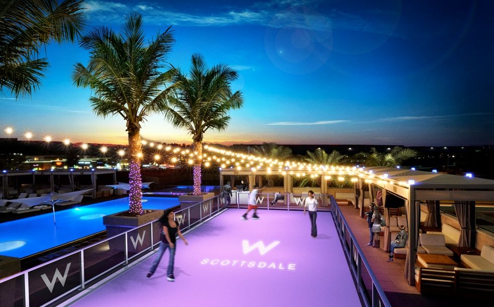 Ice Skating in the Sonoran Desert