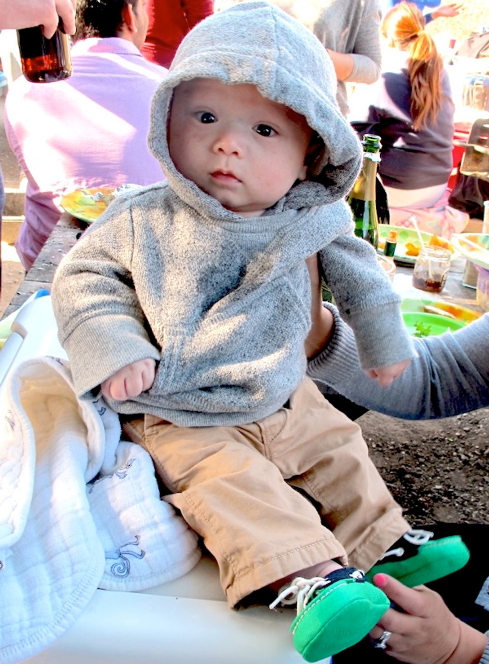 Street Style Report: An Adorable Baby Shows Us How to Dress for Tomales Bay