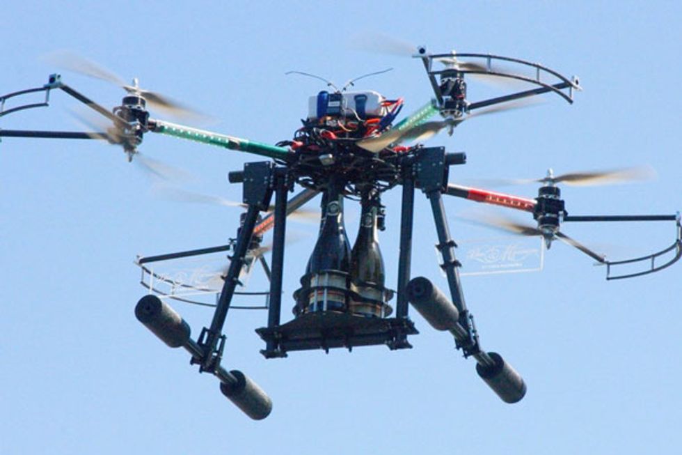 Drones Are Now Delivering Champagne to Sausalito Hotel Rooms