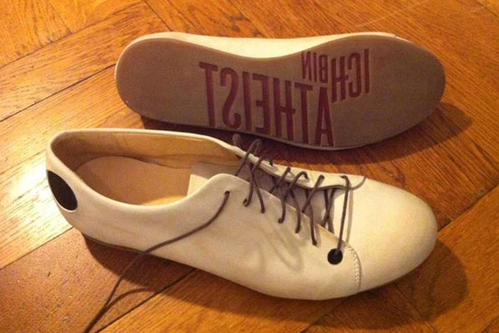 Grindr for the Godless, ATHEIST Shoes Come to SF