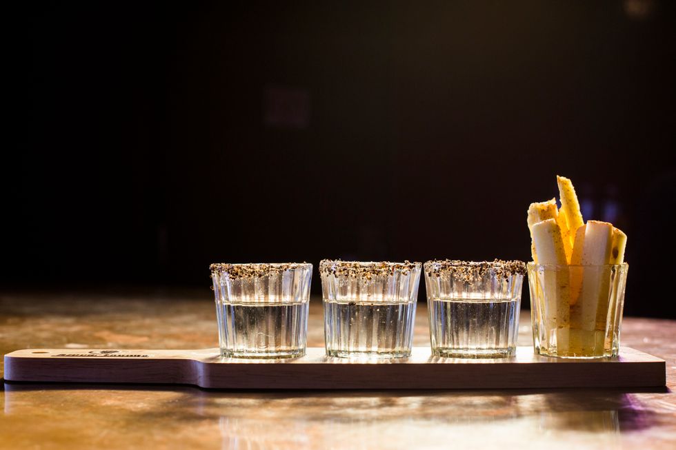 Drink Here Now: Whiskey, Bubbles, and Meaty Mezcal