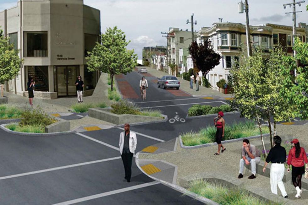 SF's First Raised Bikeway Headed to the Mission