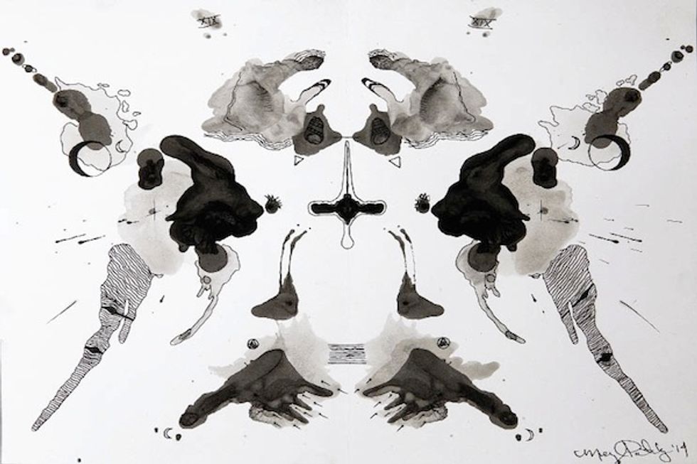 Meryl Pataky Makes Art From Rorschach’s Ink Blots