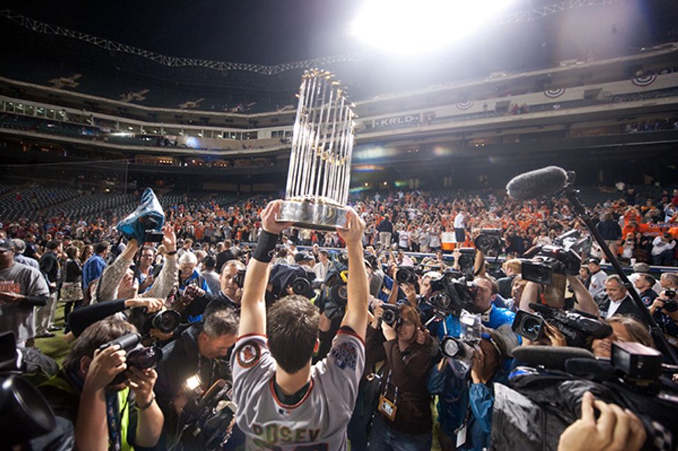 Catch the San Francisco Giants on the World Series Trophy Tour
