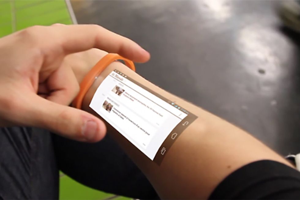 Cicret Bracelet Will Turn Your Arm Into a Touchscreen