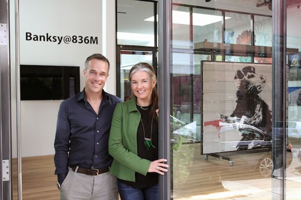Sébastien and Julie Lépinard Preserve a Rare Banksy in Their New SF Gallery