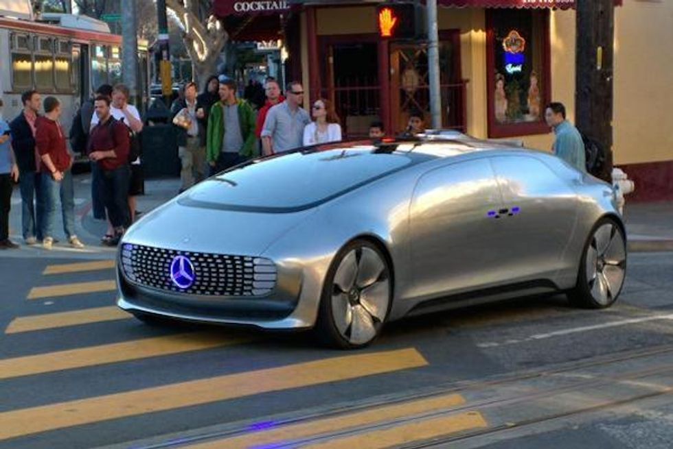 Did You See the Driverless Future Mercedes in SF?