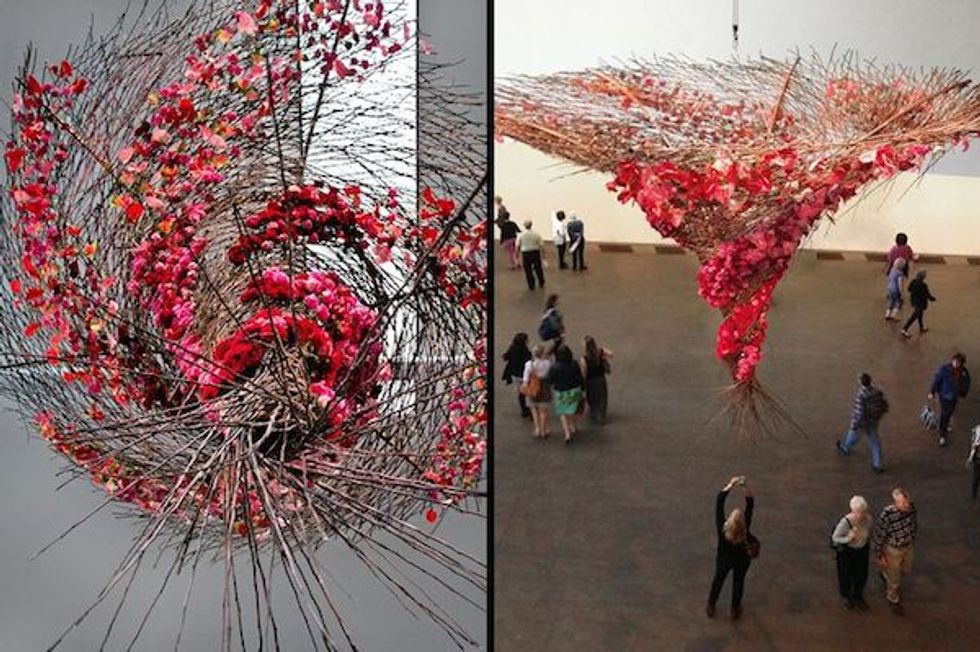 Behold the Floral Masterpiece "Concentrik" for de Young Museum's "Bouquets to Art"